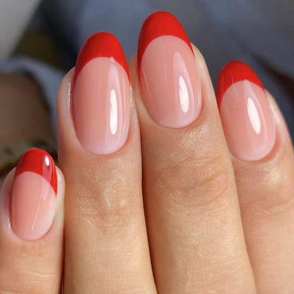 Elegantes französisches Spitzen-Nagelset Brehn
