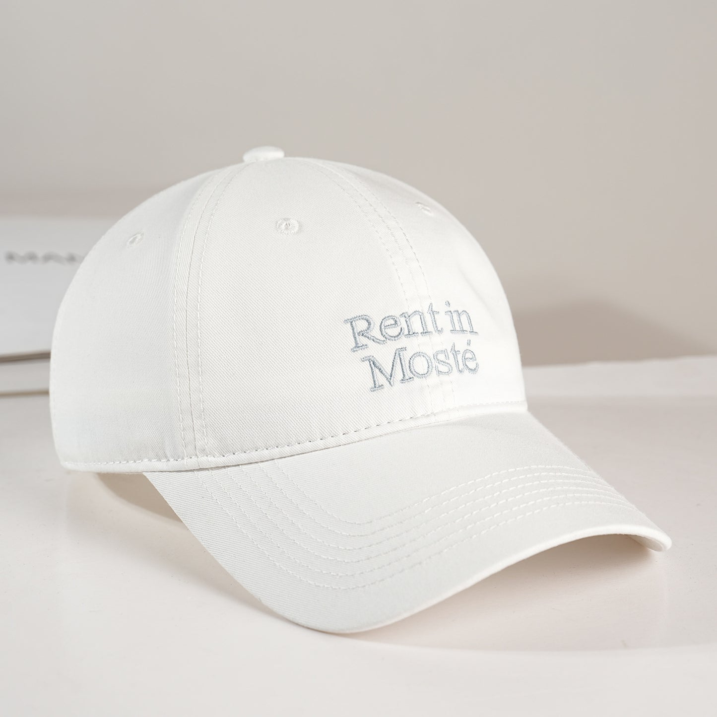 Damen Baumwoll-Baseballkappe mit gesticktem Schriftzug Brehn