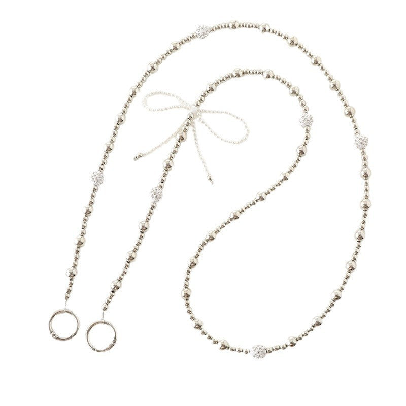 Elegante Perlen Brillenband Brehn