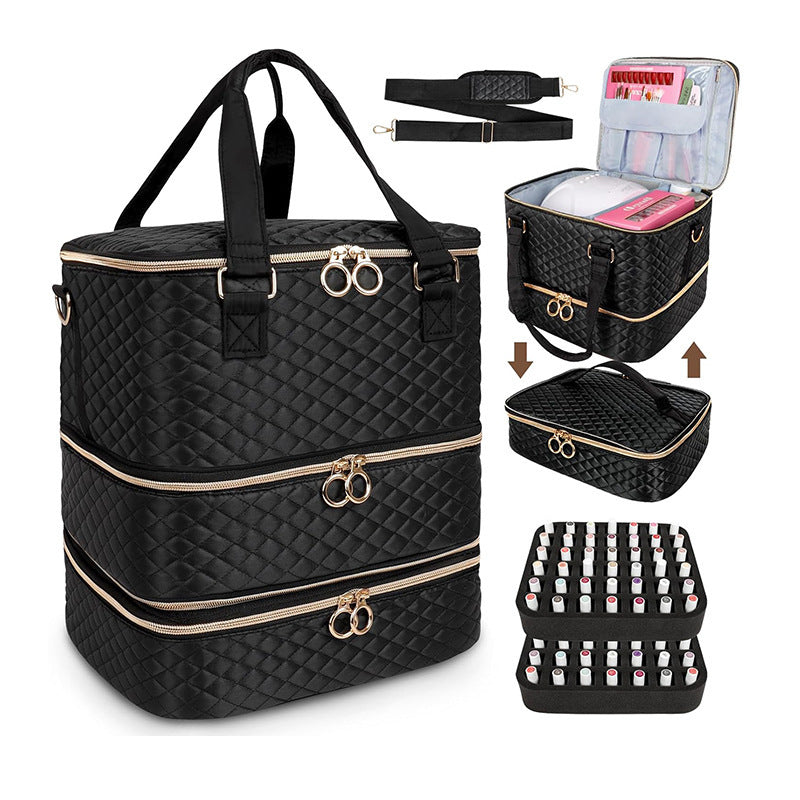 Kosmetik-Organizer-Tasche mit Mehreren Abnehmbaren Fächern Brehn