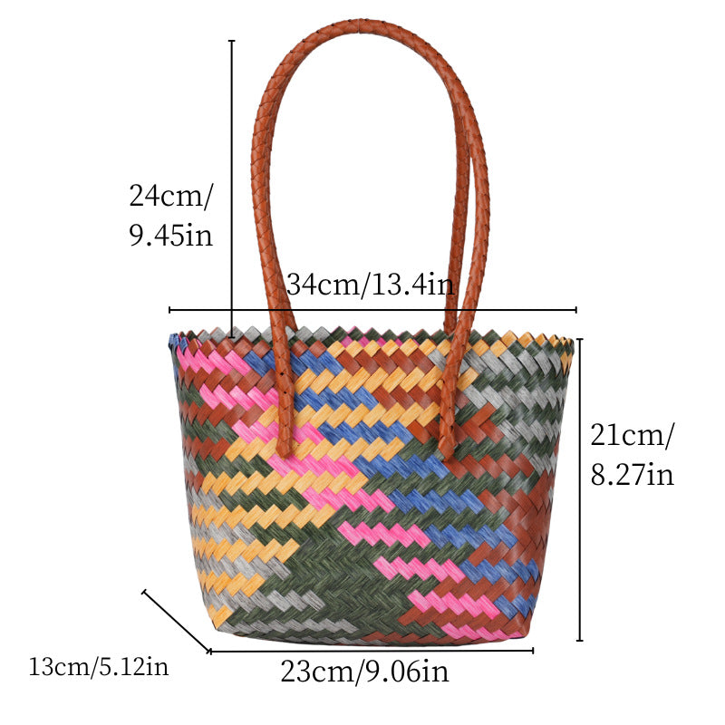 Handtasche Aus Geflochtenem Material Brehn