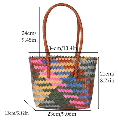 Handtasche Aus Geflochtenem Material Brehn