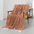 Damen Strickdecke mit geometrischem Muster Brehn