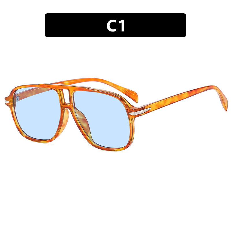 Damen modische, quadratische Sonnenbrille mit stylischem Rahmen Brehn
