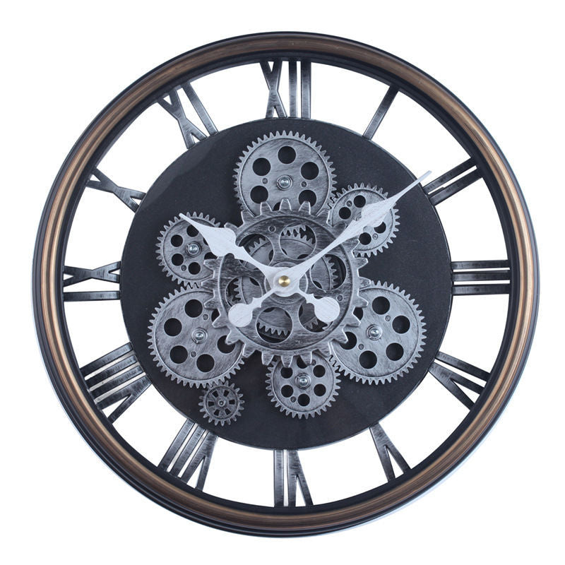 Wanduhr Im Industriellen Steampunk Design Brehn