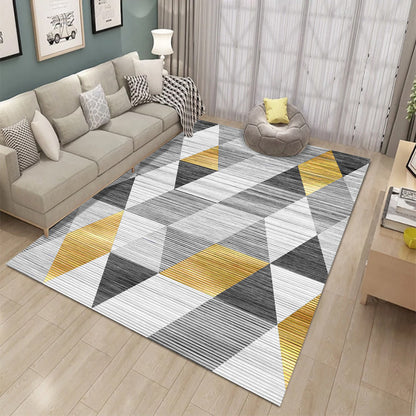 Moderner geometrischer Muster-Teppich Brehn
