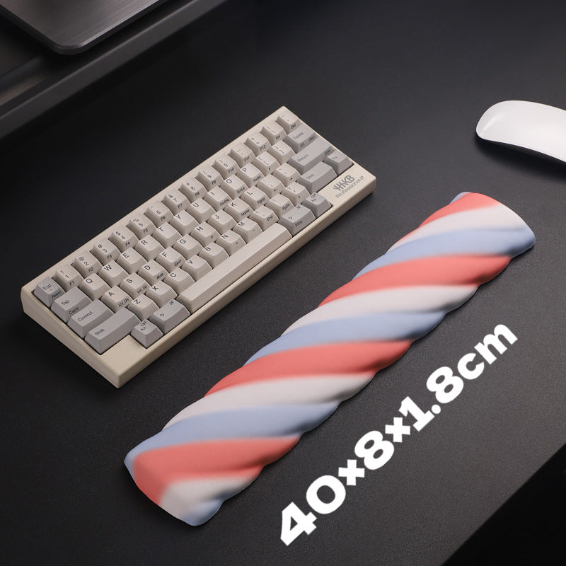 Verdrehter Gel Tastatur Handgelenkstütze