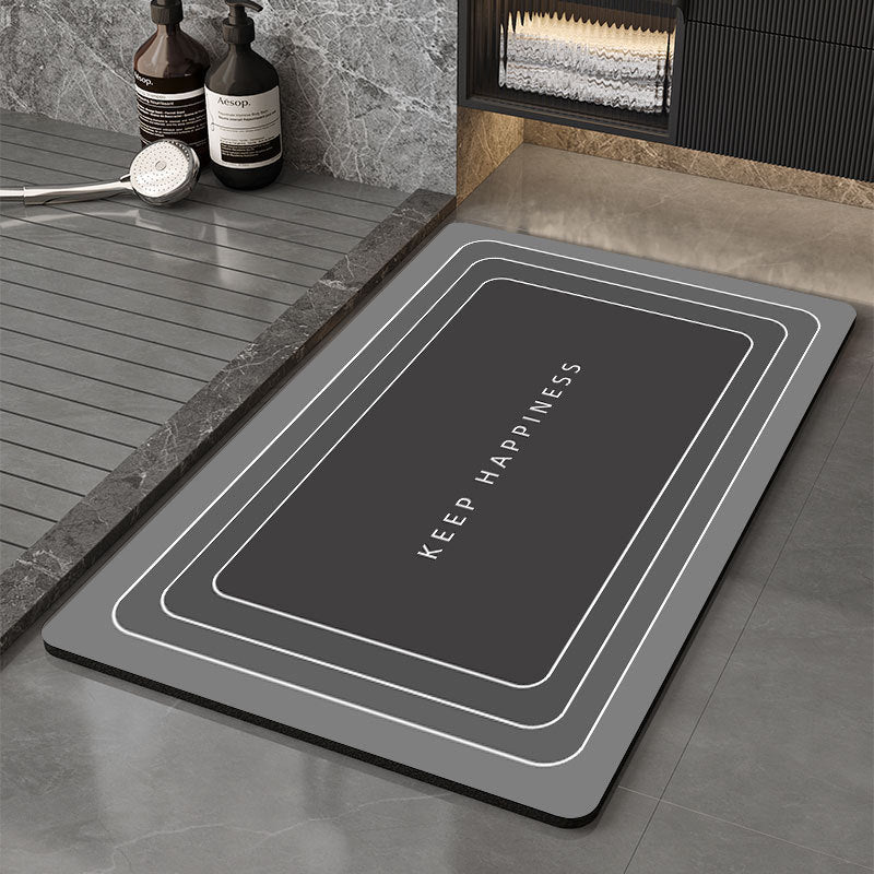 Memory Foam Badmatte mit Blumenmuster