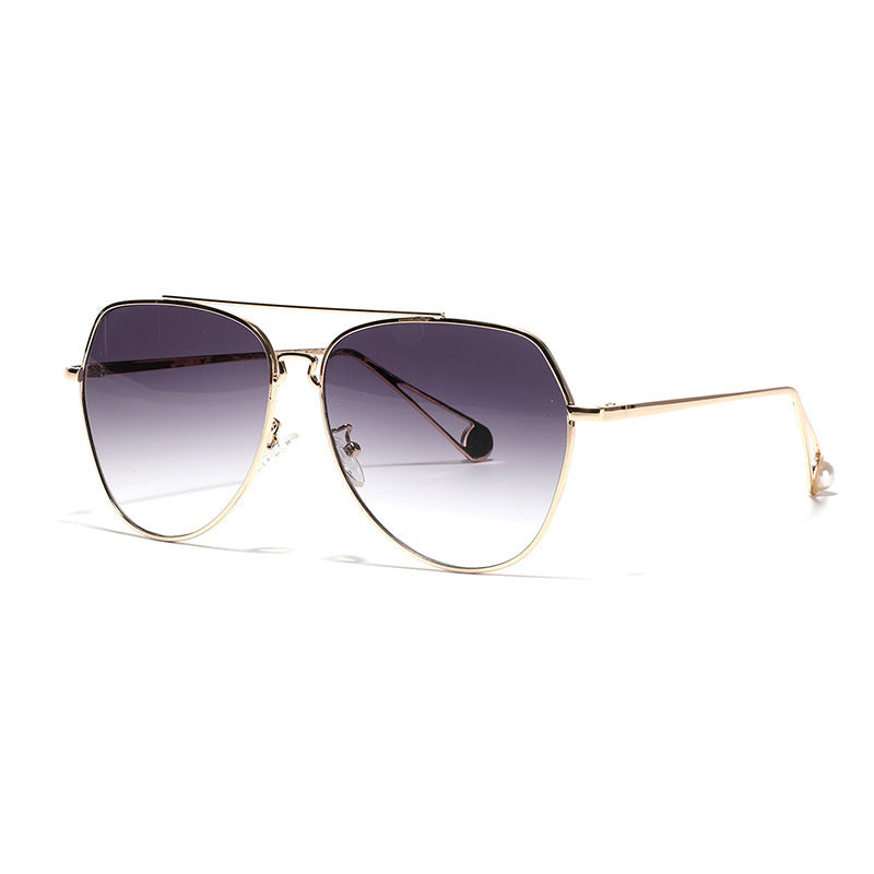 Damen aviator Sonnenbrille mit polarisierten Gläsern und elegantem Metallgestell Brehn