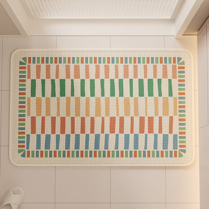 Bunte Geometrische Küchenmatte