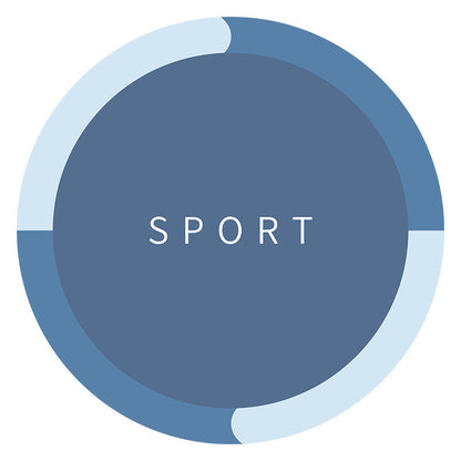 Abstract Sports-Themed Area Mat Brehn