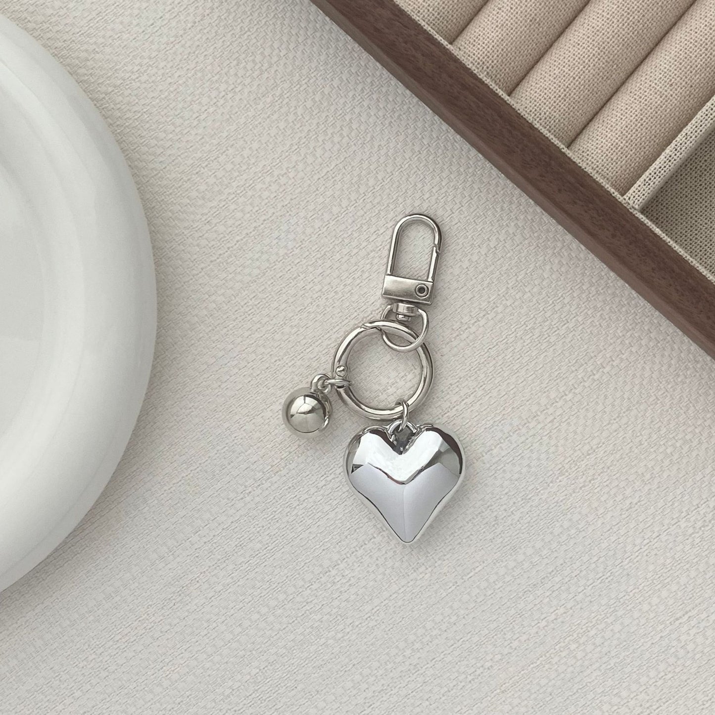 Chic Heart Charm Schlüsselanhänger Brehn