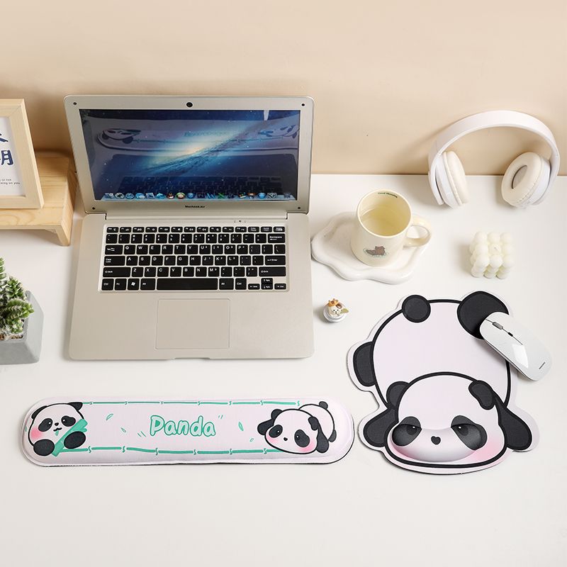 Süßes Panda-Themen Ergonomische Handgelenkstütze Mauspad
