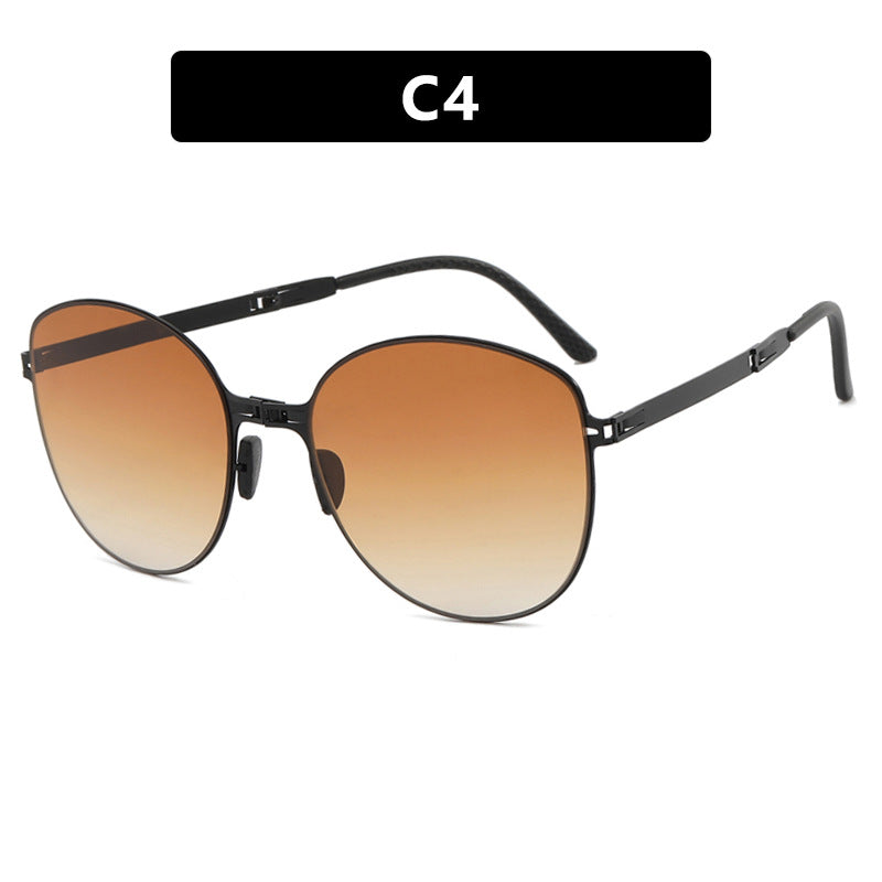 Damen trendige Oversized Sonnenbrille im futuristischen Design Brehn