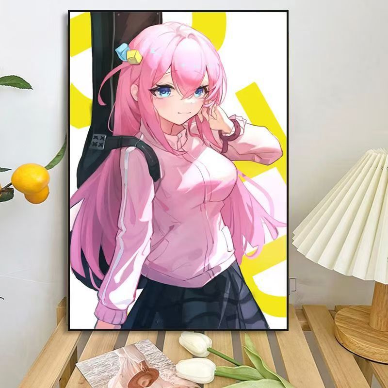 Anime-inspirierte Charakter-Wandkunst Druck Brehn
