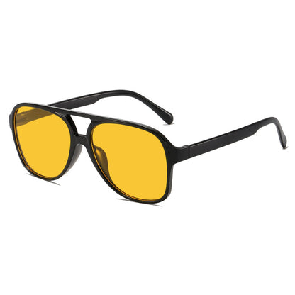 Hochwertige Übergroße Quadratische Sonnenbrille Brehn