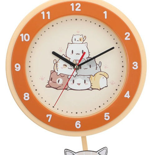 Wanduhr mit buntem Tierdesign Brehn