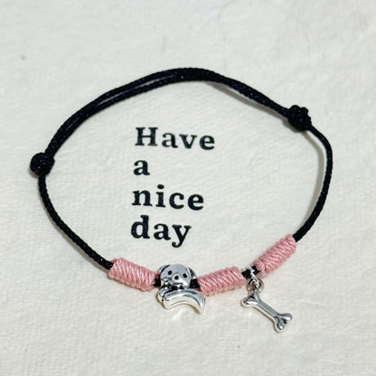 Verstellbares Hundethema Charm-Armband Brehn