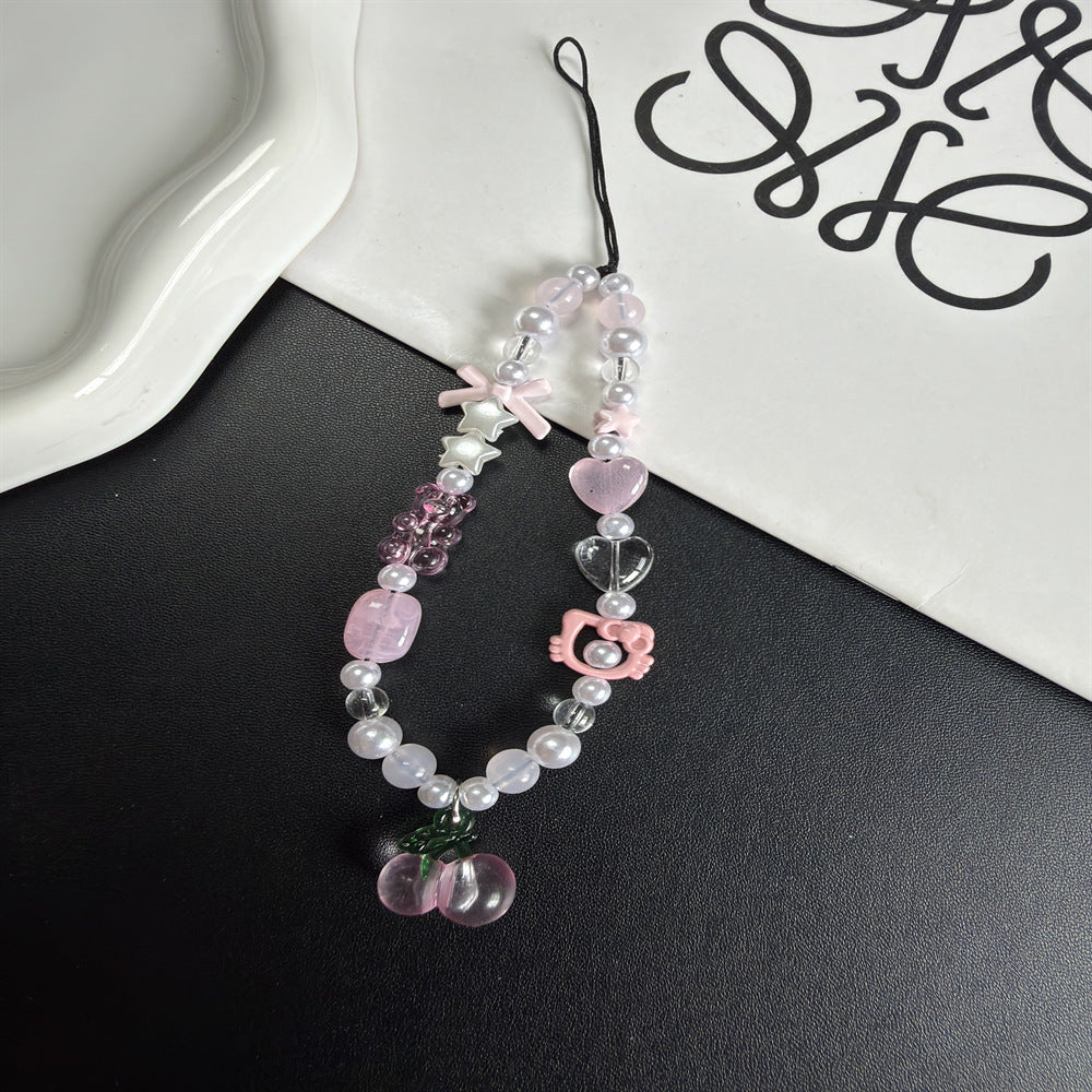 Niedliche Perlen Charm Halskette Brehn