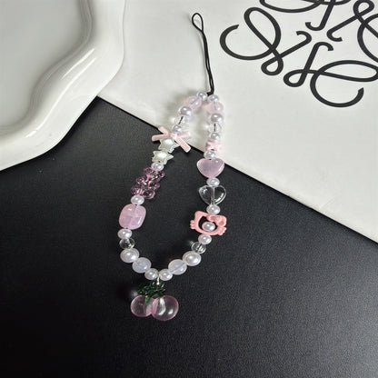 Niedliche Perlen Charm Halskette Brehn