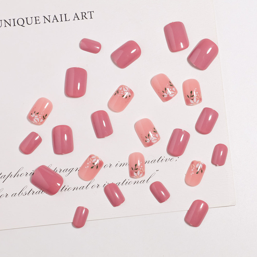 Künstlerisches florales Nageldesign Press-On Set Brehn