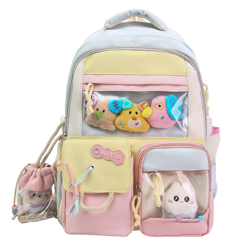 Süßer Tier-Motiv Multi-Taschen Schulranzen Brehn