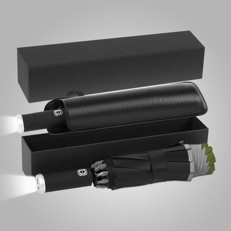 Damen eleganter Regenschirm mit LED-Licht Brehn