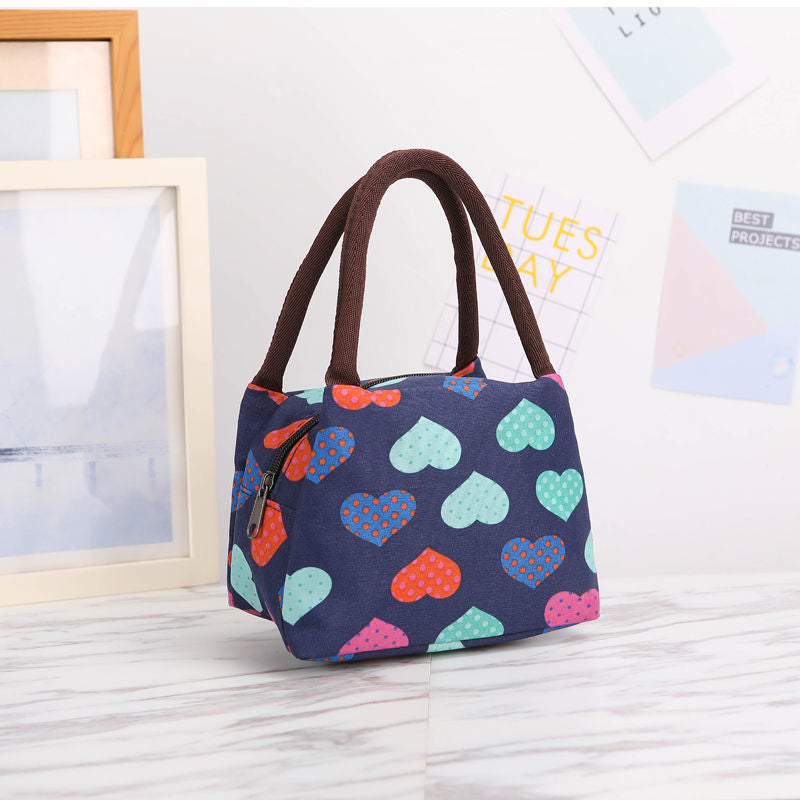 Floral Print Isolierte Lunch-Tragetasche Brehn
