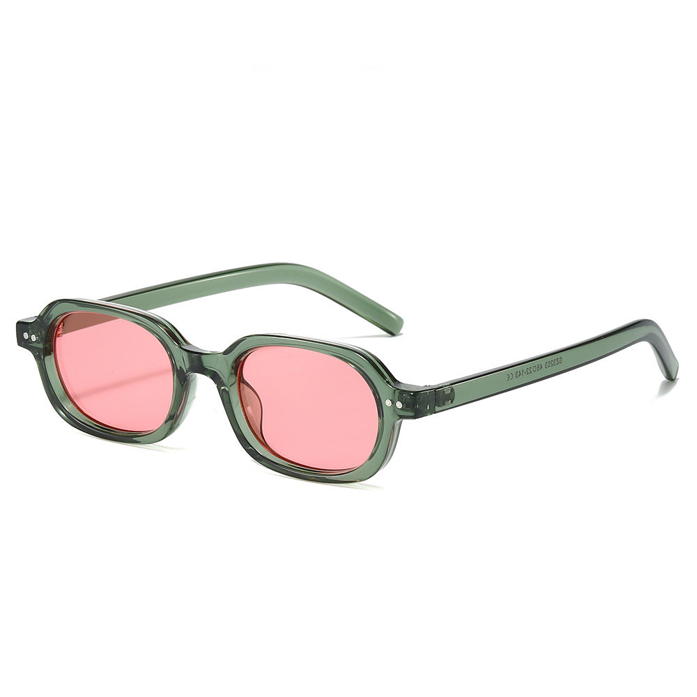 Stilvolle Vintage-inspirierte ovale Sonnenbrille Brehn