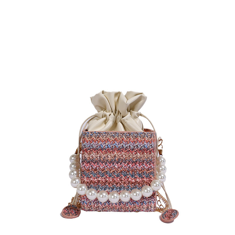 WoStylish Texturiert Mini Handtasche Brehn