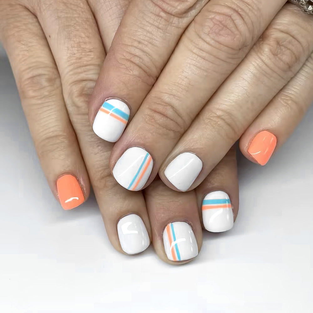 Trendiges geometrisches Nagelkunst-Set Brehn