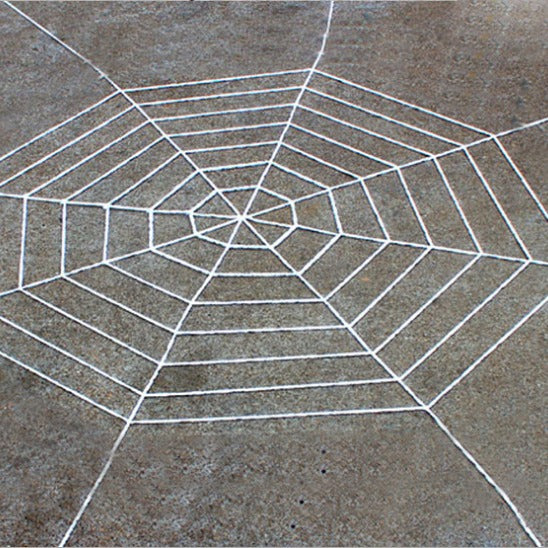 Dekorativer Halloween-Spinnenweben-Requisit Brehn