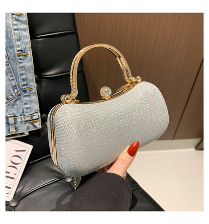 Elegante Perlen Abendhandtasche