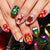 Kreatives Weihnachtskunstnagelset Brehn