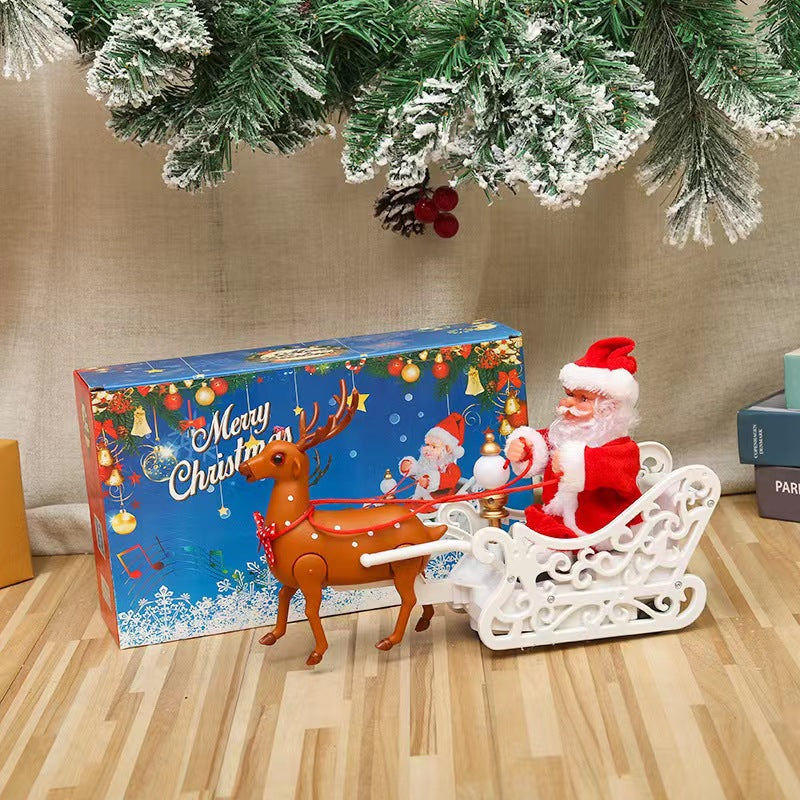 Dekorativer Weihnachtsmann mit Glöckchen Brehn