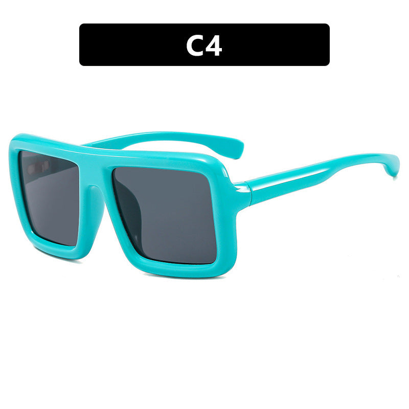 Damen Sonnenbrille im modernen, rechteckigen Design mit hoher UV-Schutzfunktion Brehn