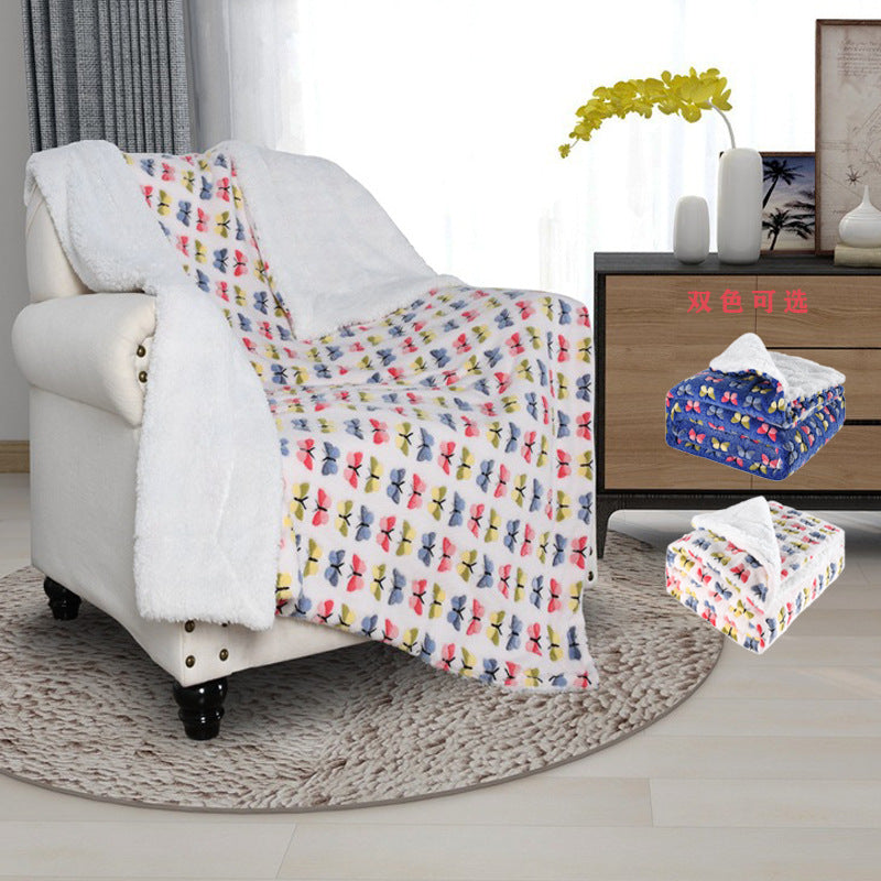 Damen Fleece-Kuscheldecke mit umkehrbarem Design Brehn
