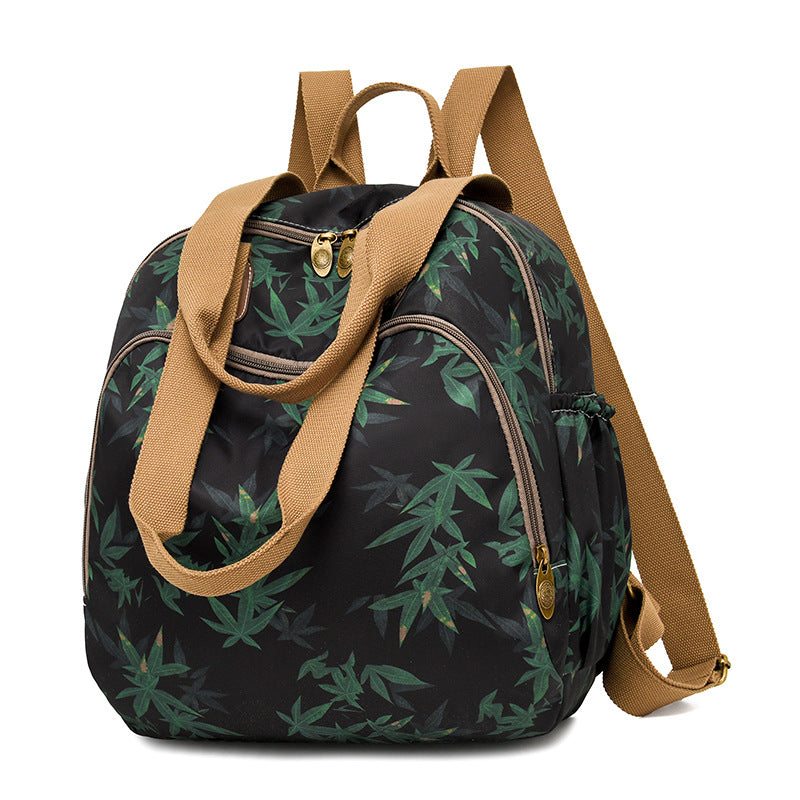 Stylischer Blumenmuster Rucksack Brehn