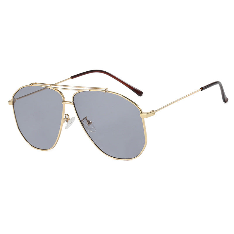 Damen kreative Piloten-Sonnenbrille mit auffälligem Rahmen Brehn