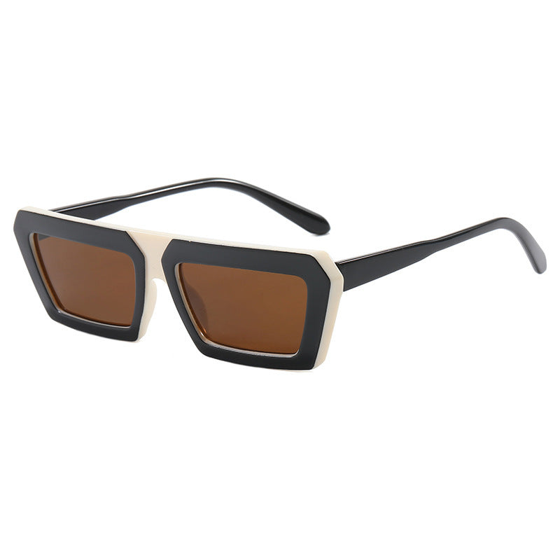 Damen modische Sonnenbrille mit markantem eckigen Rahmen und polarisierenden Gläsern Brehn