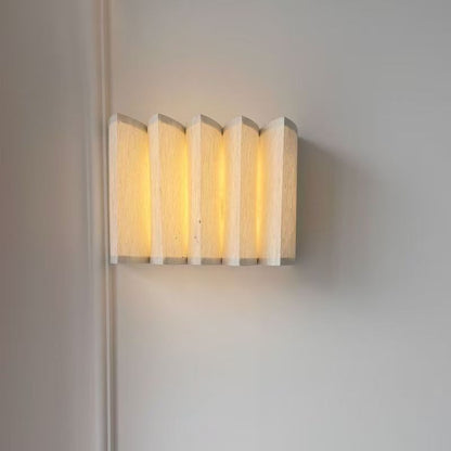Moderne Holz Wandlampe