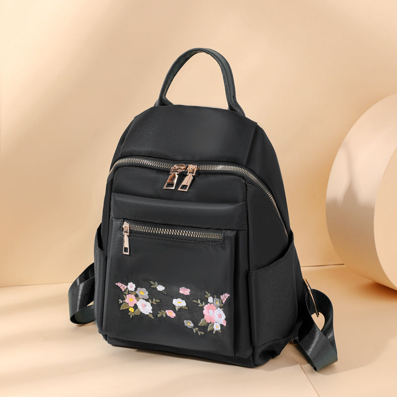Floral Bestickter Rucksack Brehn