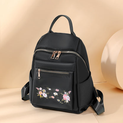Floral Bestickter Rucksack Brehn