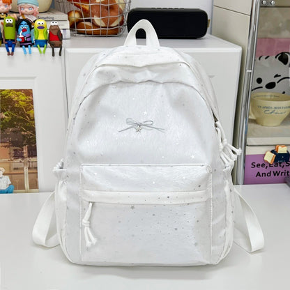 Stilvoller Funkelnder mit Schleife verzierter Rucksack Brehn