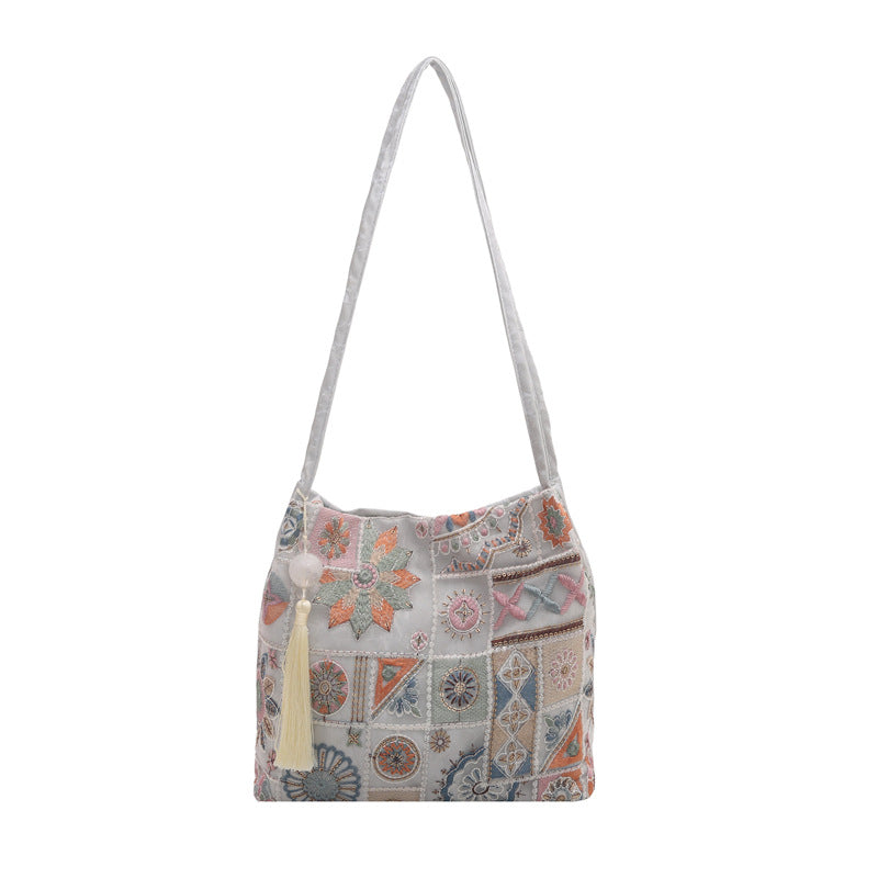 Bohemian Patchwork Schultertasche
