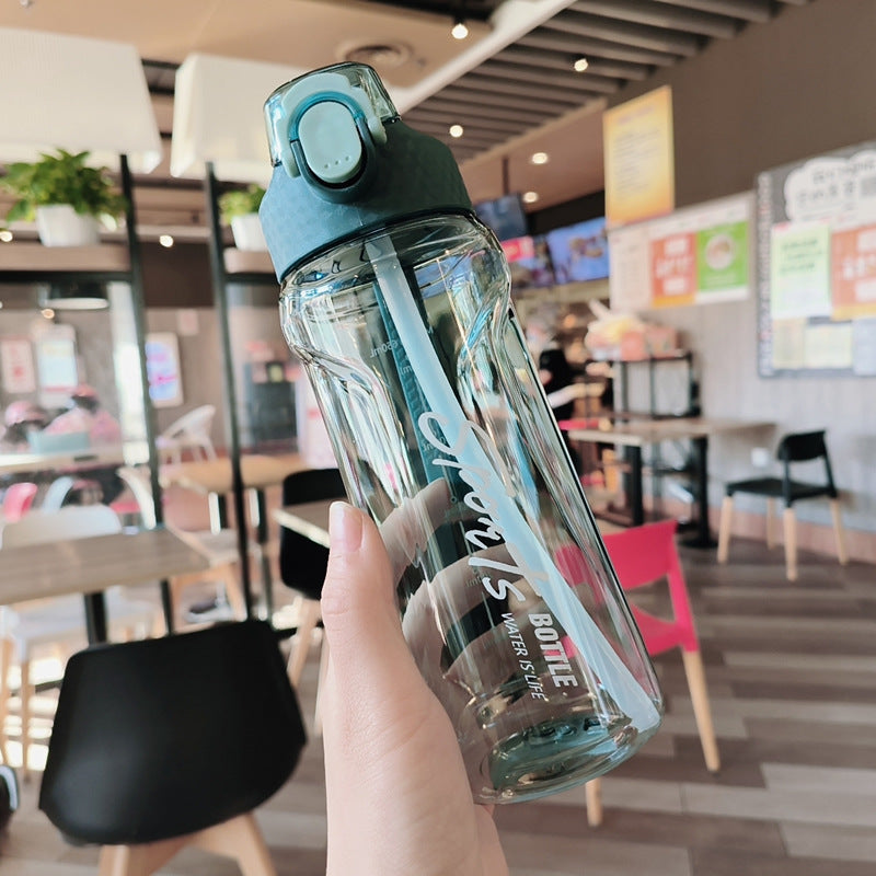 Damen Sportliche Trinkflasche mit innovativem Verschluss Brehn