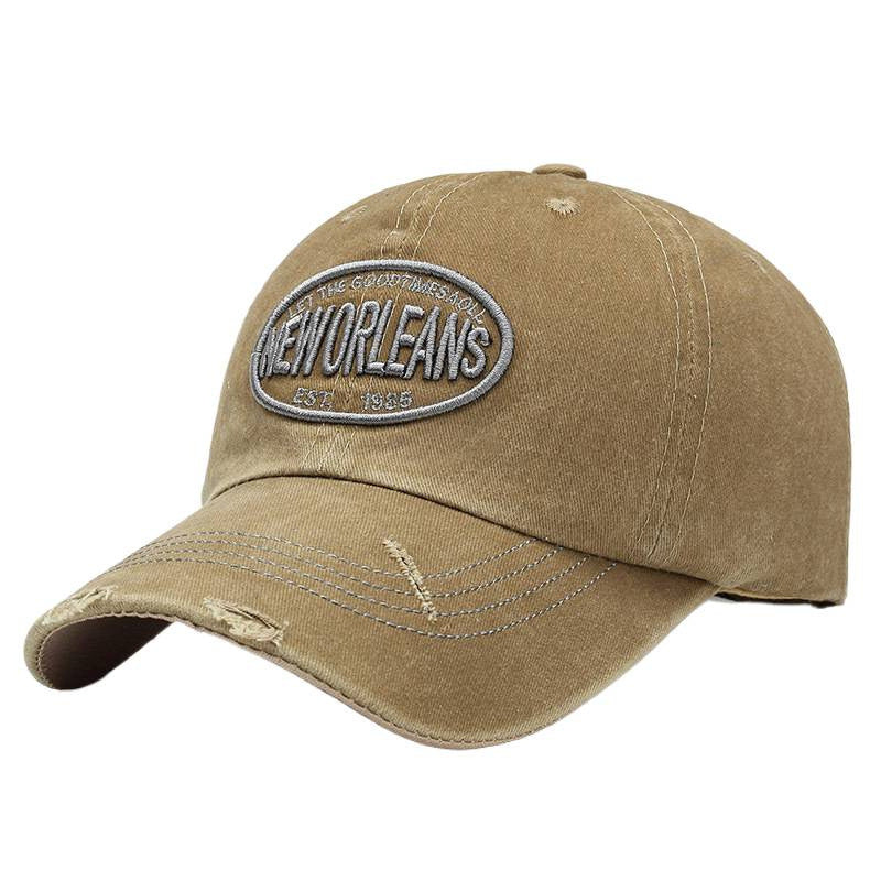 Damen Zerrissene Baumwoll-Baseballmütze Brehn 1784083760