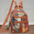 Stilvolle geometrische gemusterte Mini-Rucksack Brehn