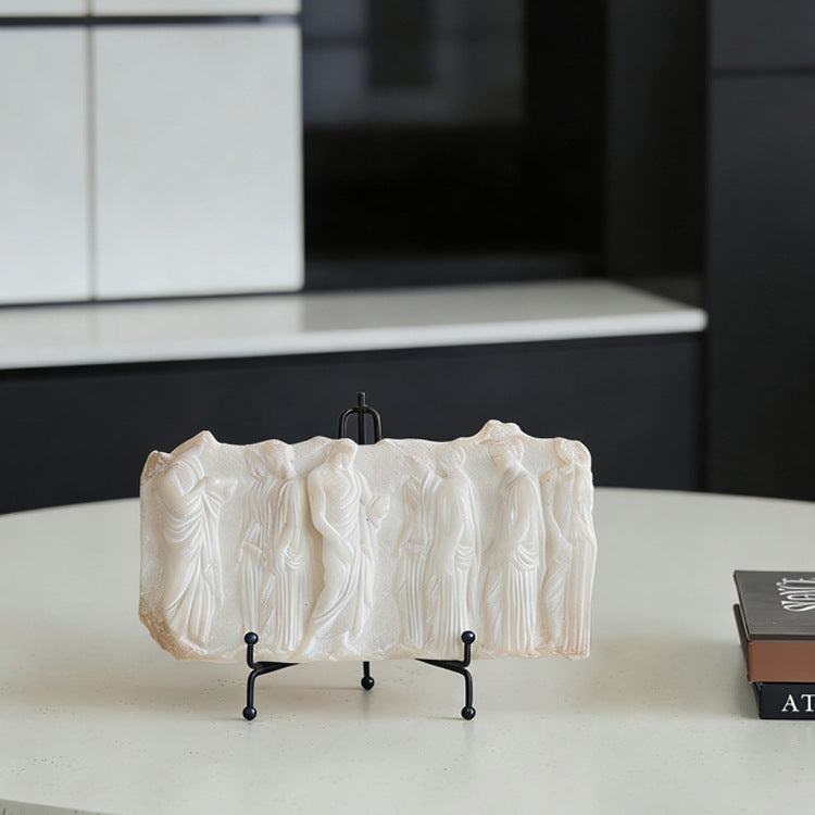 Dekorative Marmor Relief Skulptur