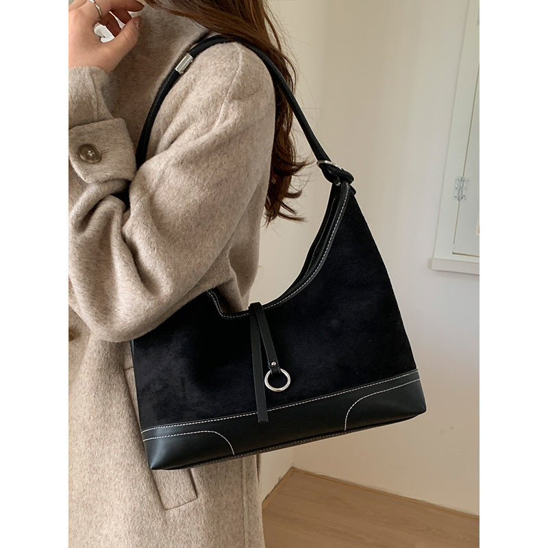 Wildleder Hobo Tasche